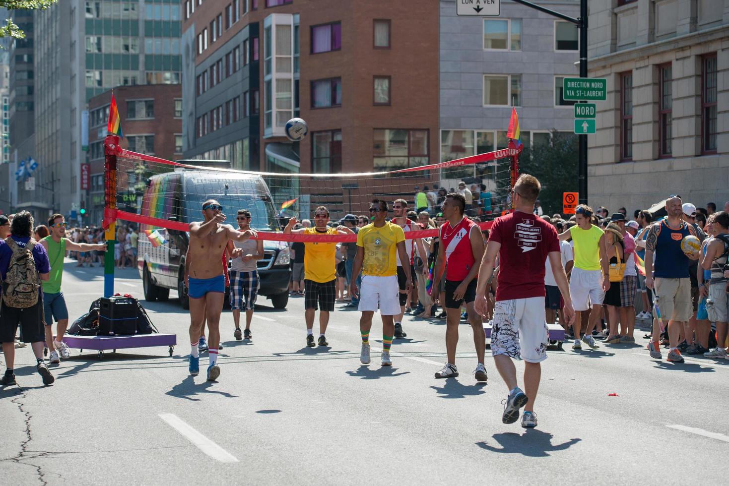 MONTREAL, CANADA - AUGUST, 18 2013 - Gay Pride parade photo