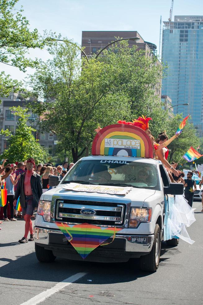 MONTREAL, CANADA - AUGUST, 18 2013 - Gay Pride parade photo