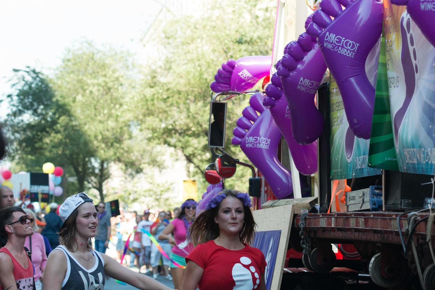 MONTREAL, CANADA - AUGUST, 18 2013 - Gay Pride parade photo