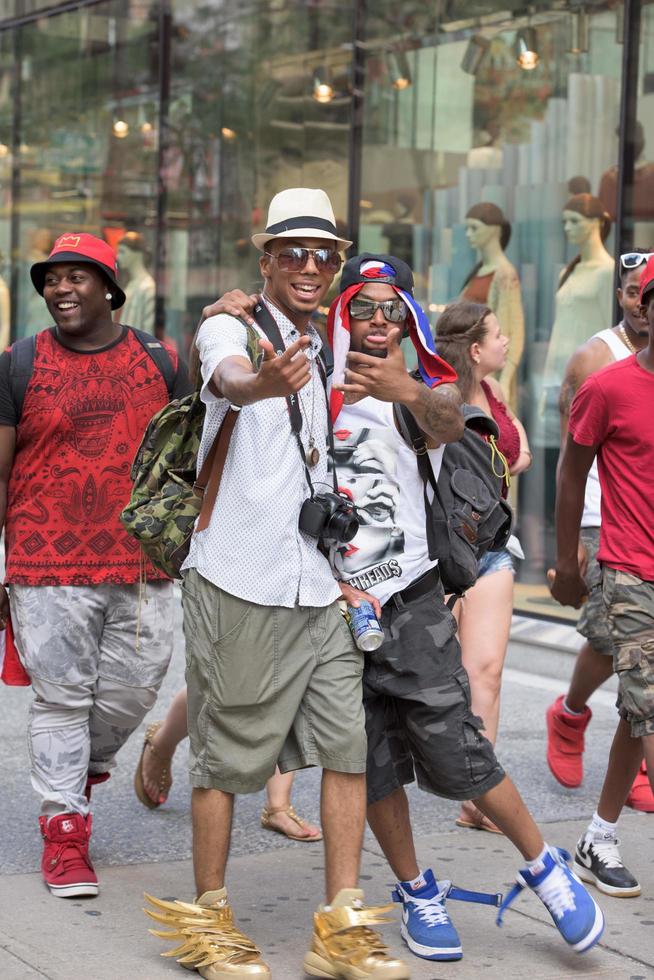 NEW YORK CITY - JUNE 14 2015 Annual Puerto Rico Day Parade filled 5th Avenue photo