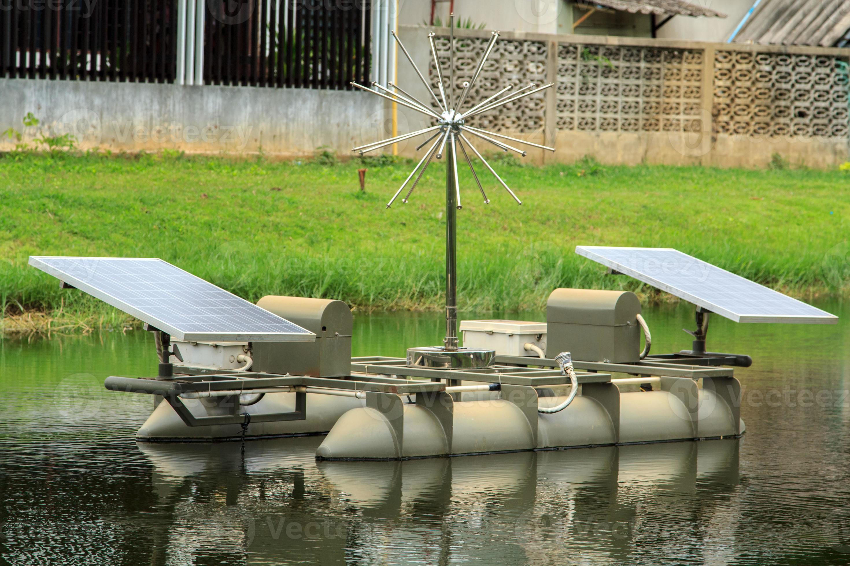 sewage treatment boat Solar energy, clean energy, environmentally
