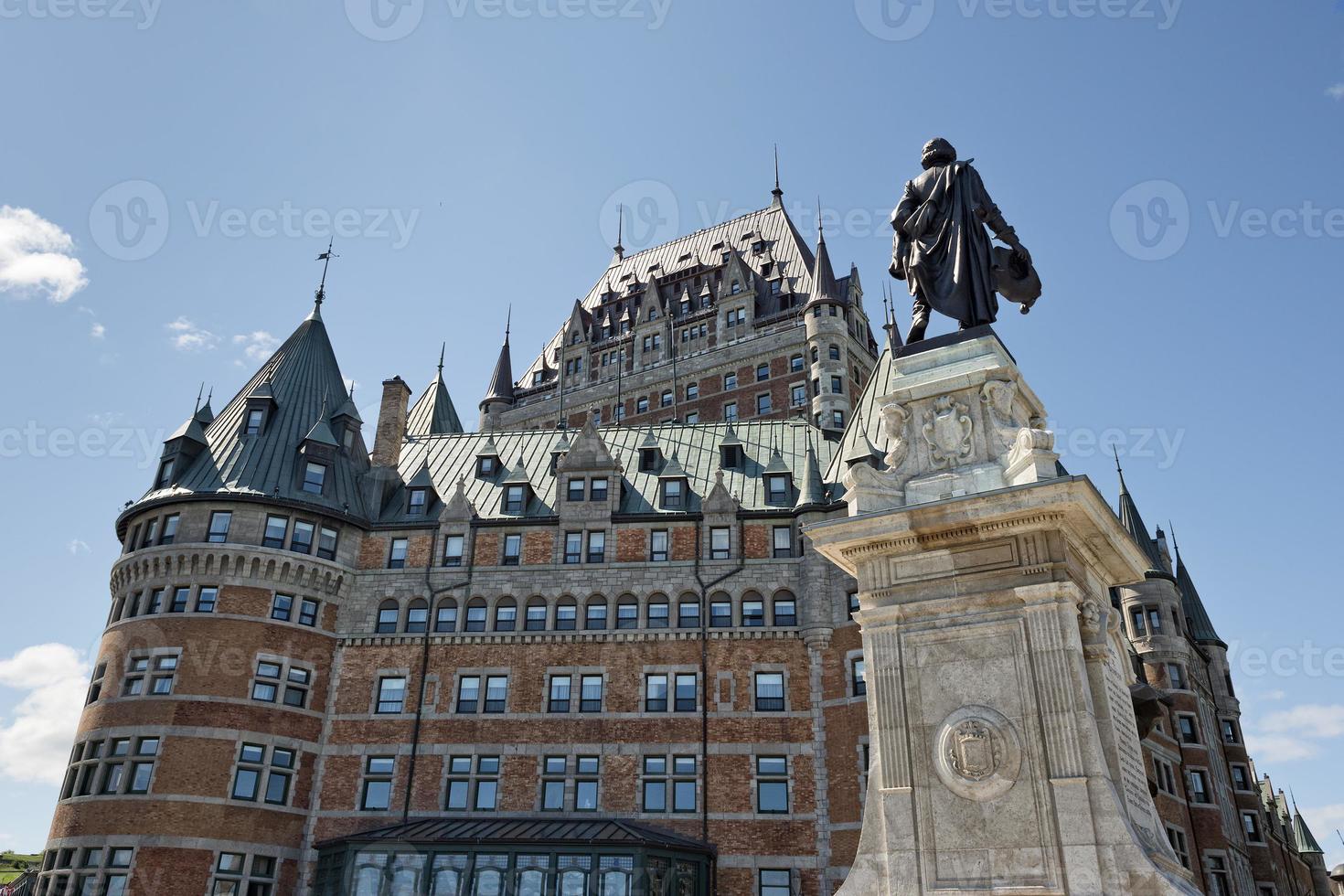 Quebec city castle photo