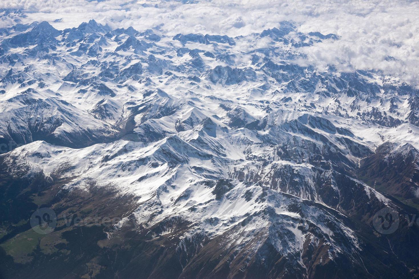 Alps Aerial view photo