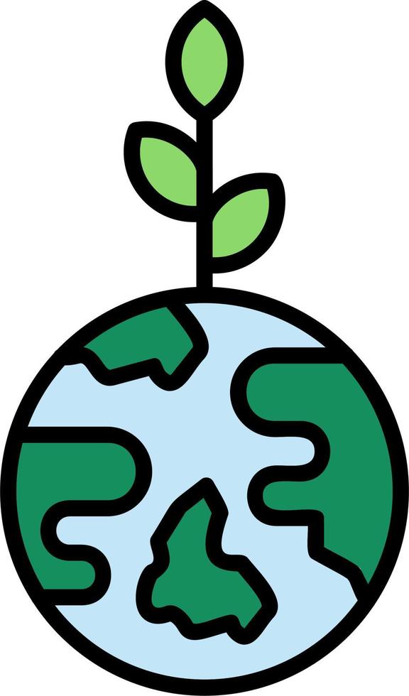 Eco Earth Vector Icon