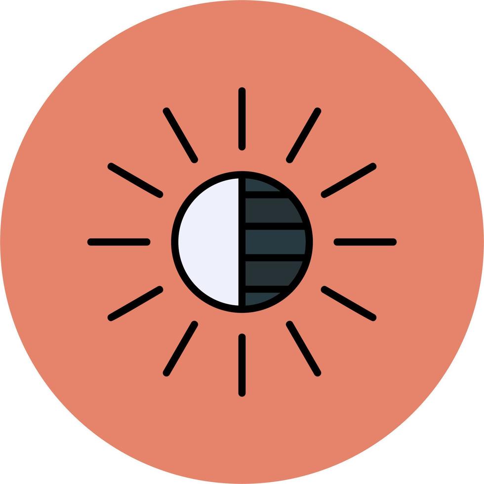 Contrast Vector Icon
