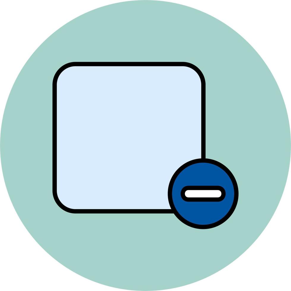 Substraction Vector Icon