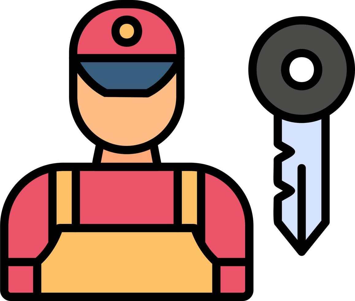 Locksmith Vector Icon