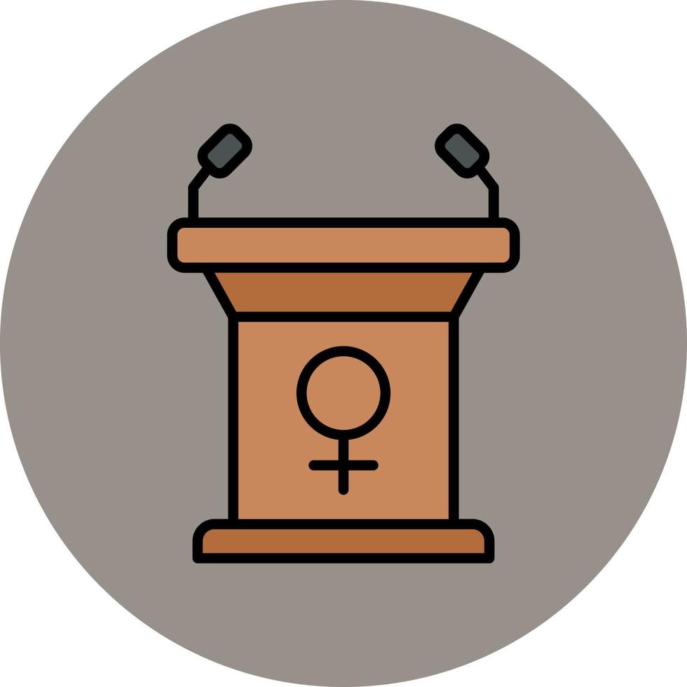 Lectern Vector Icon