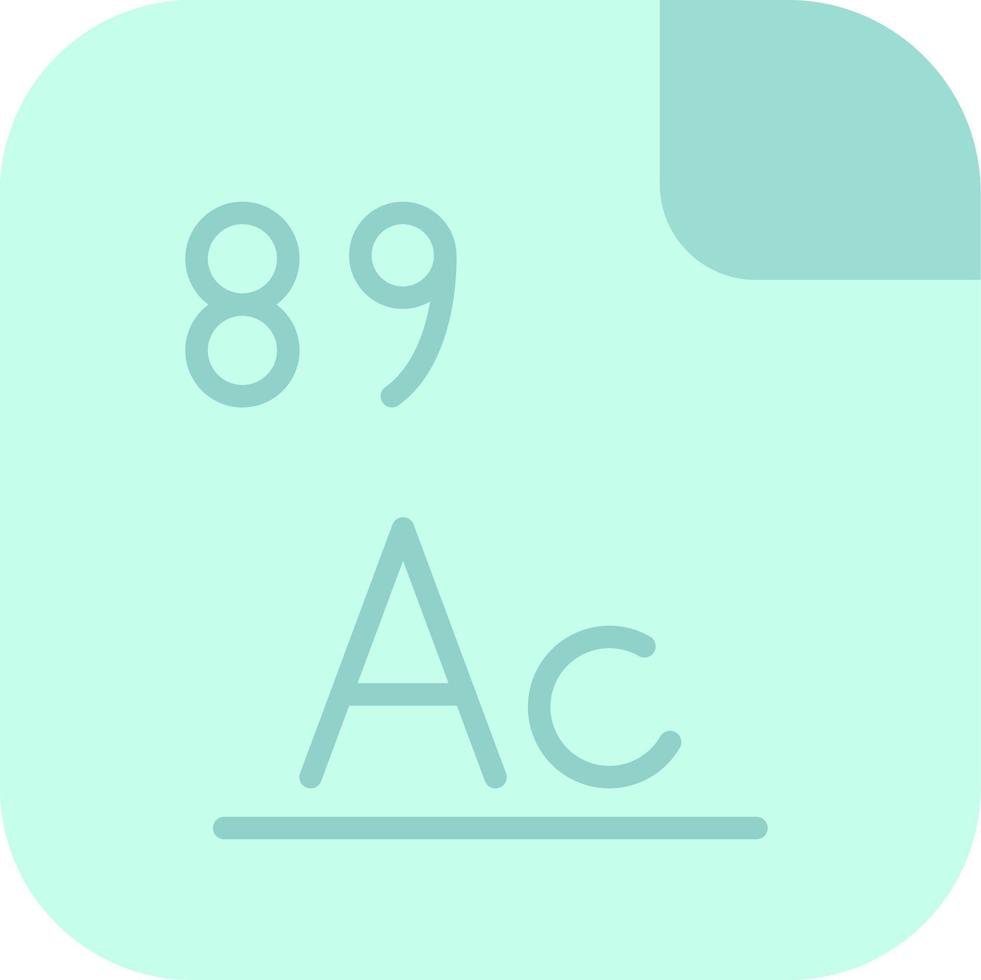 actinio vector icono