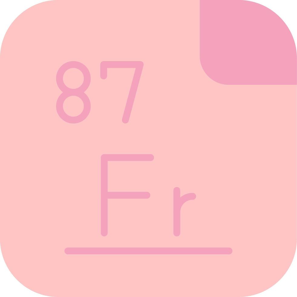 Francium Vector Icon