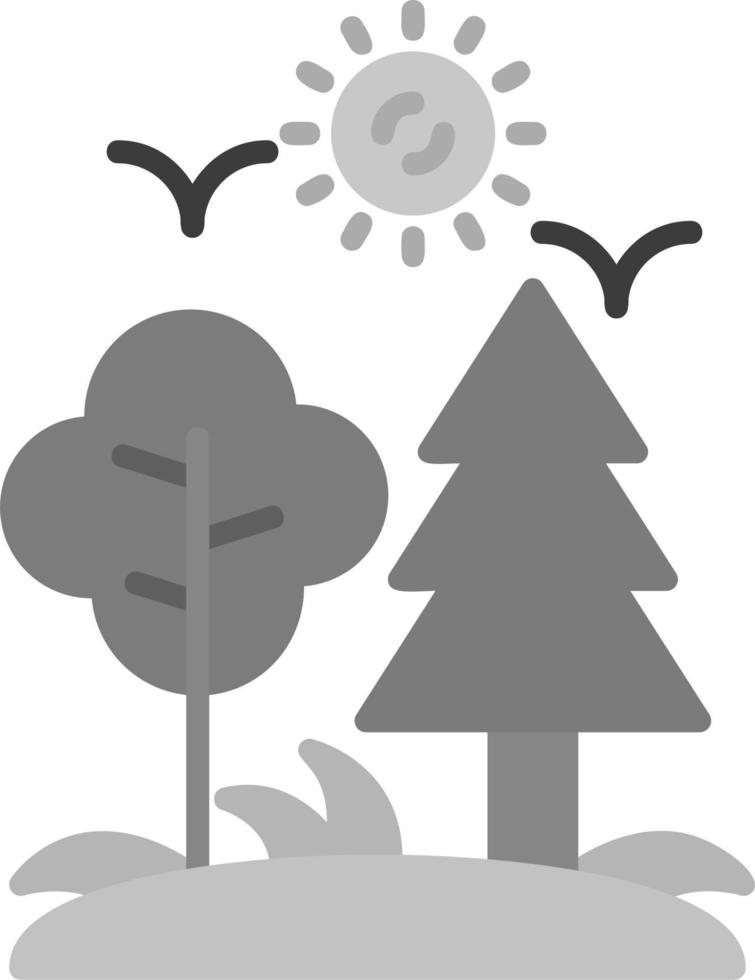 icono de vector de bosque