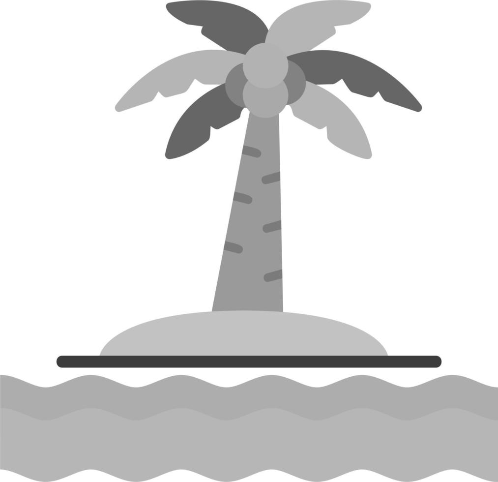 icono de vector de isla