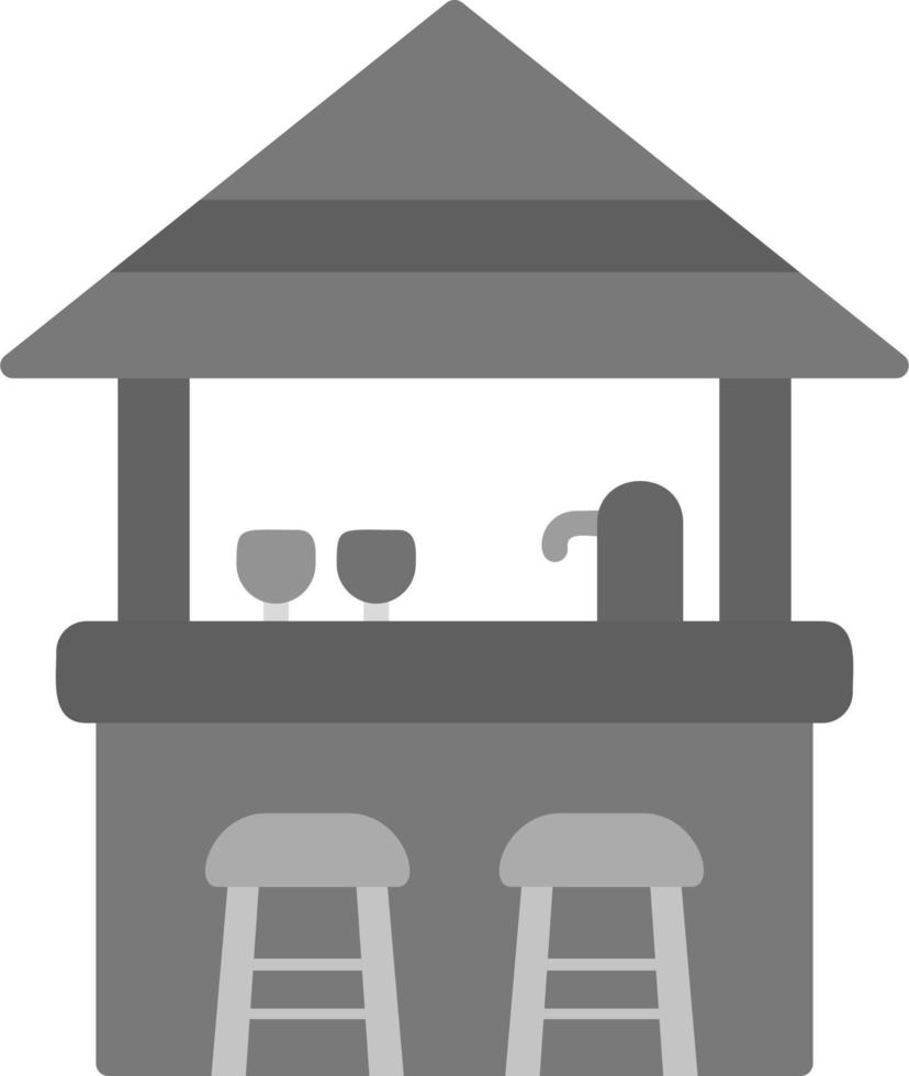 Beach Bar Vector Icon