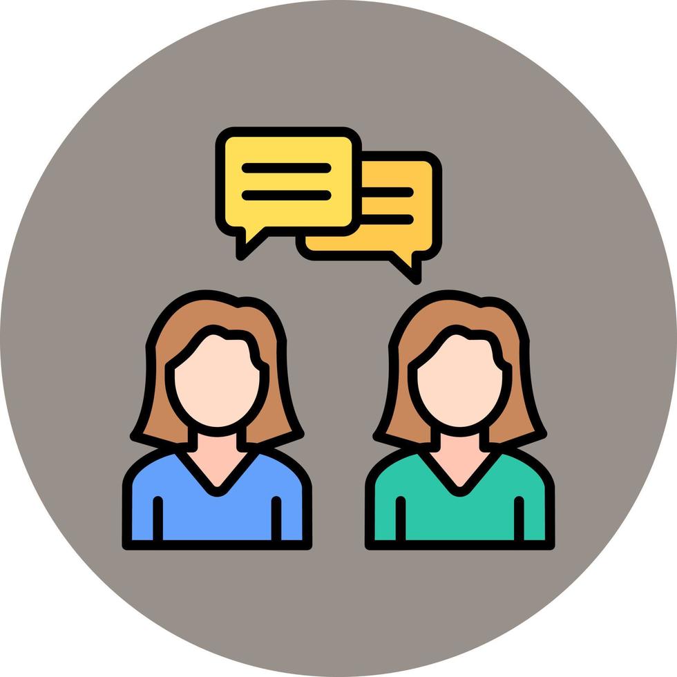 Conversation Vector Icon