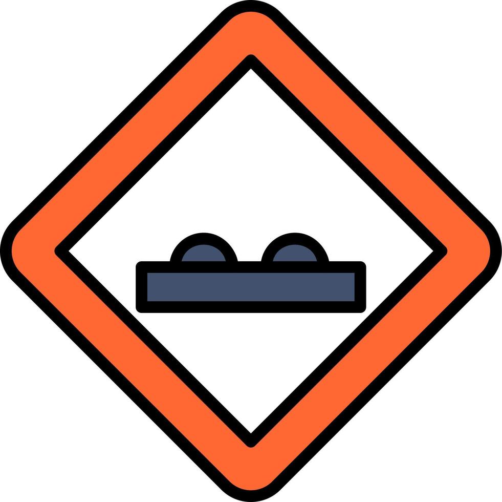 Uneven Vector Icon