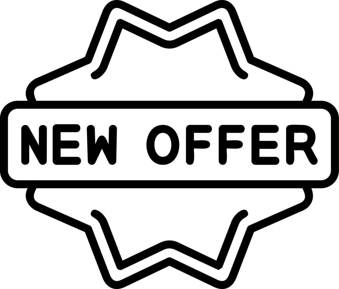 New Offer Vector Icon