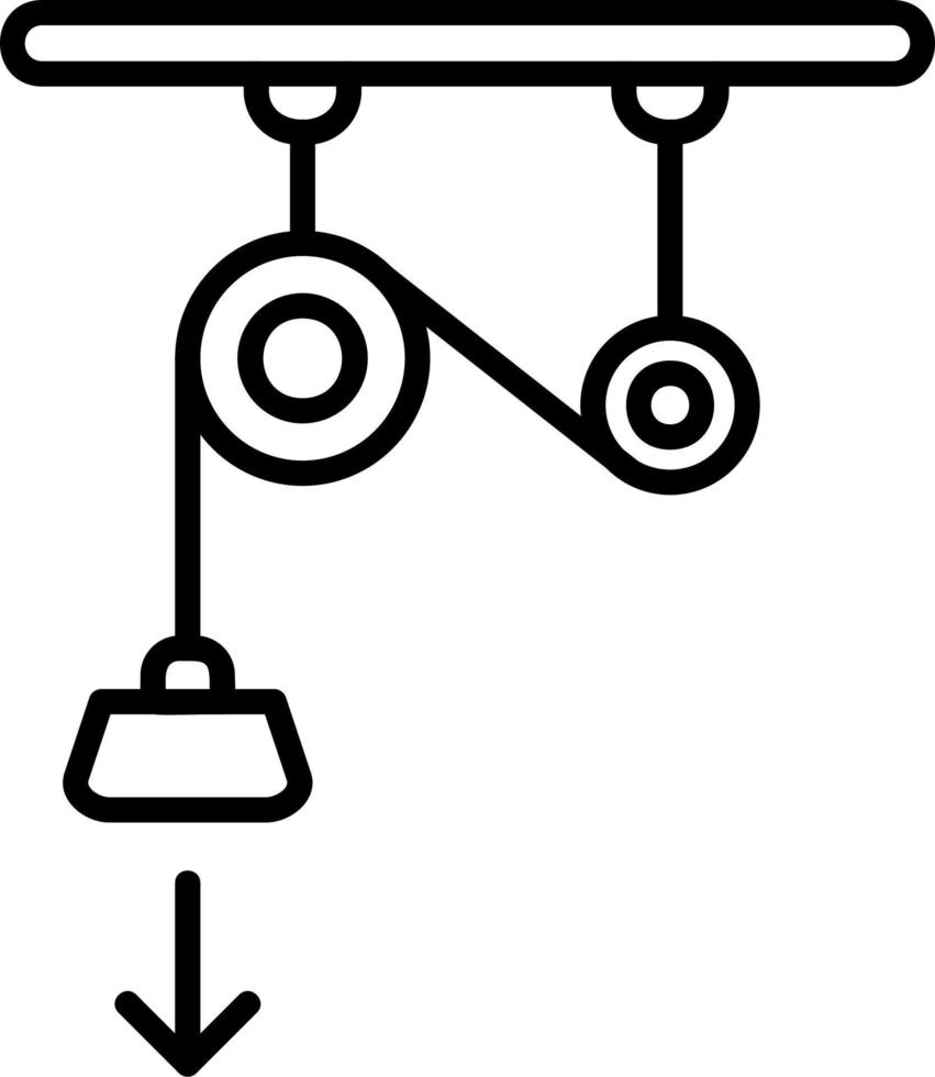 Pulley Vector Icon