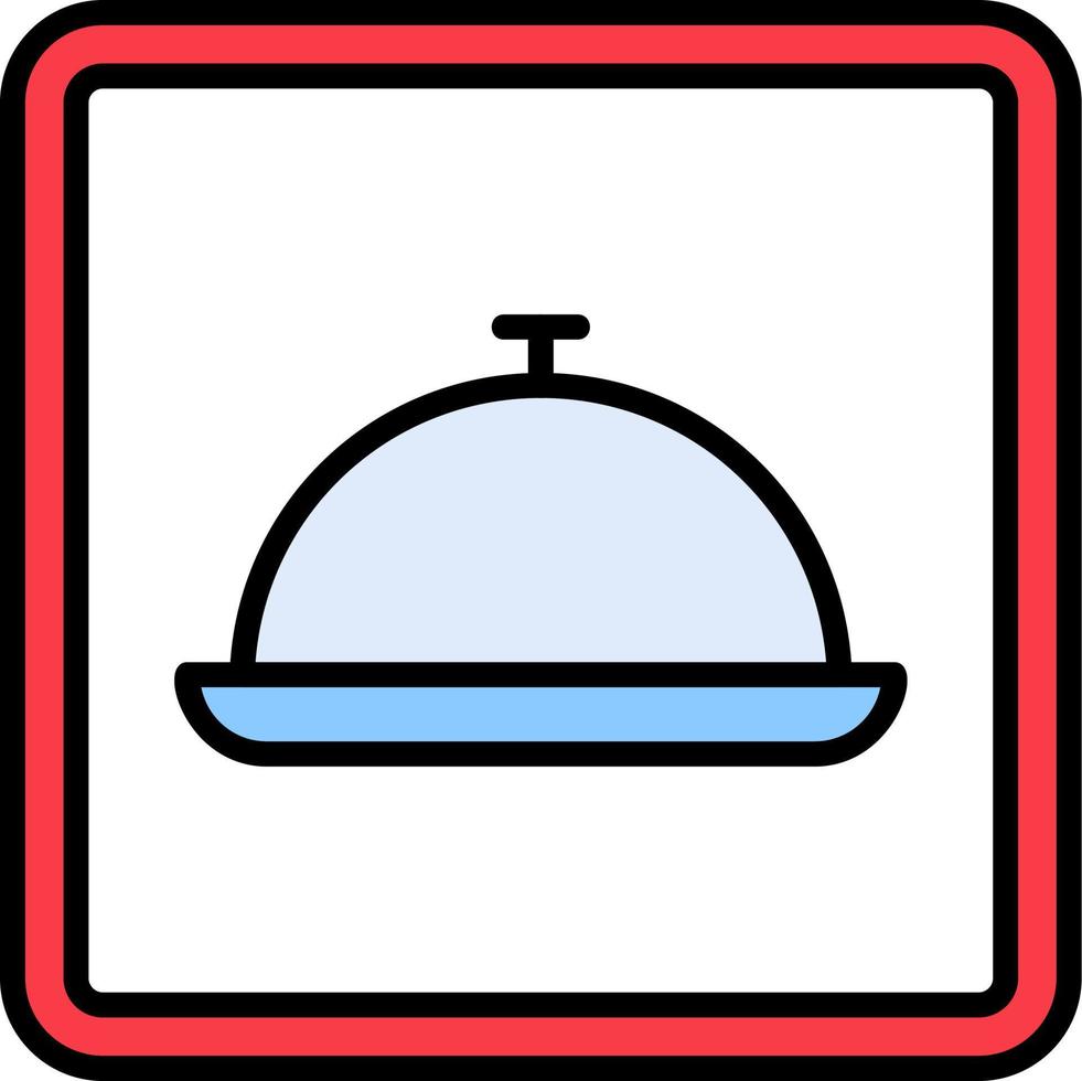 icono de vector de restaurante