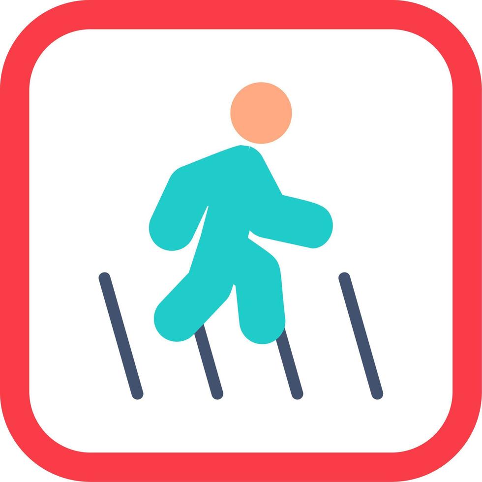 Road Cross Vector Icon