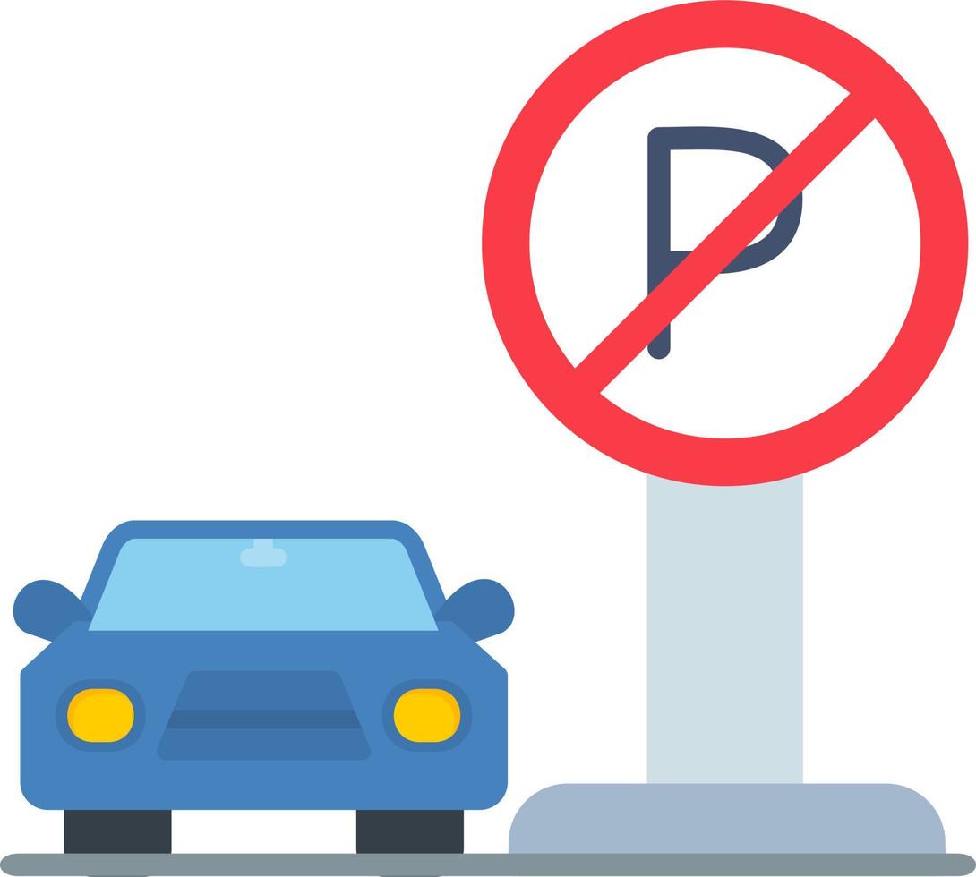 No Parking Vector Icon