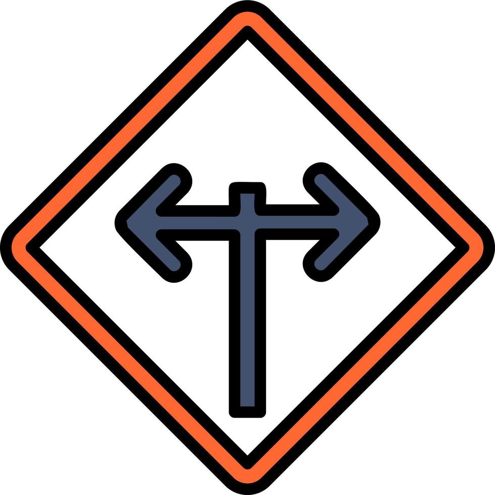 Intersection Vector Icon