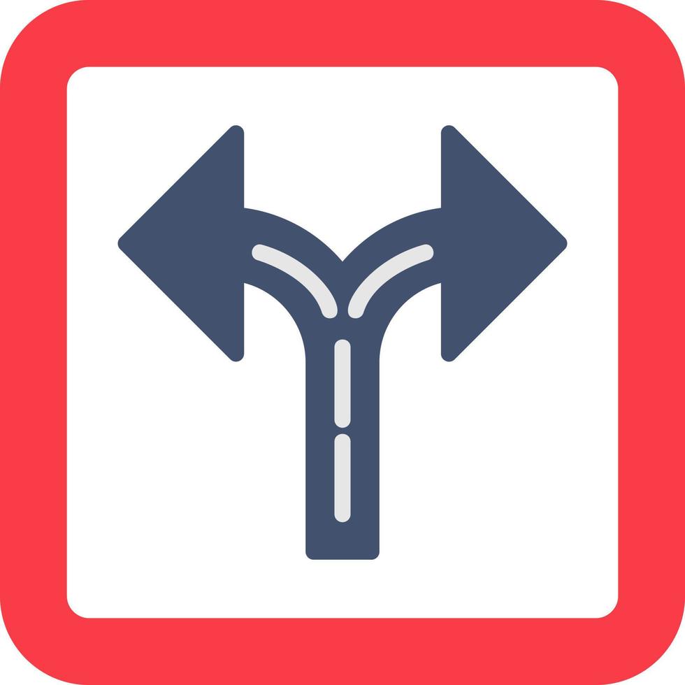 Crossroad Vector Icon