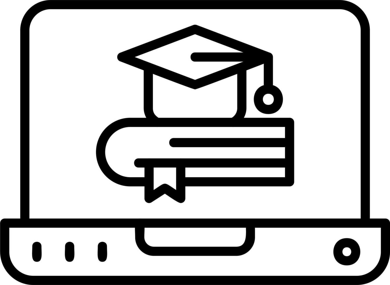 Online Learning Vector Icon