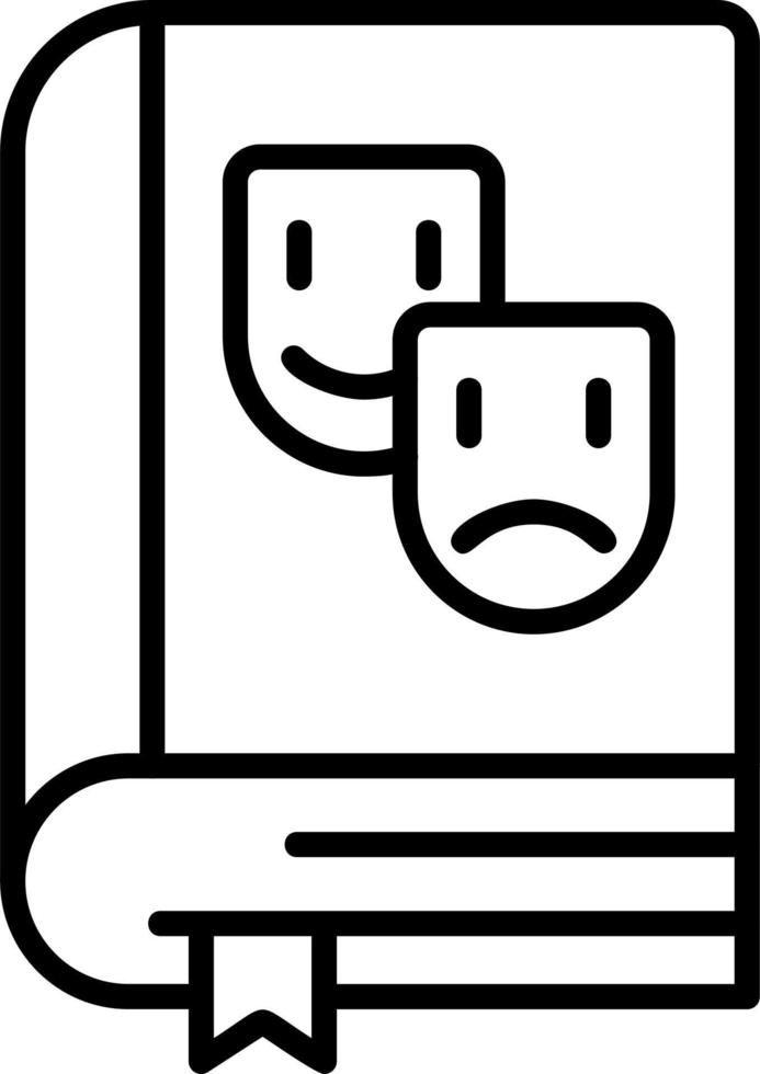 Drama Book Vector Icon