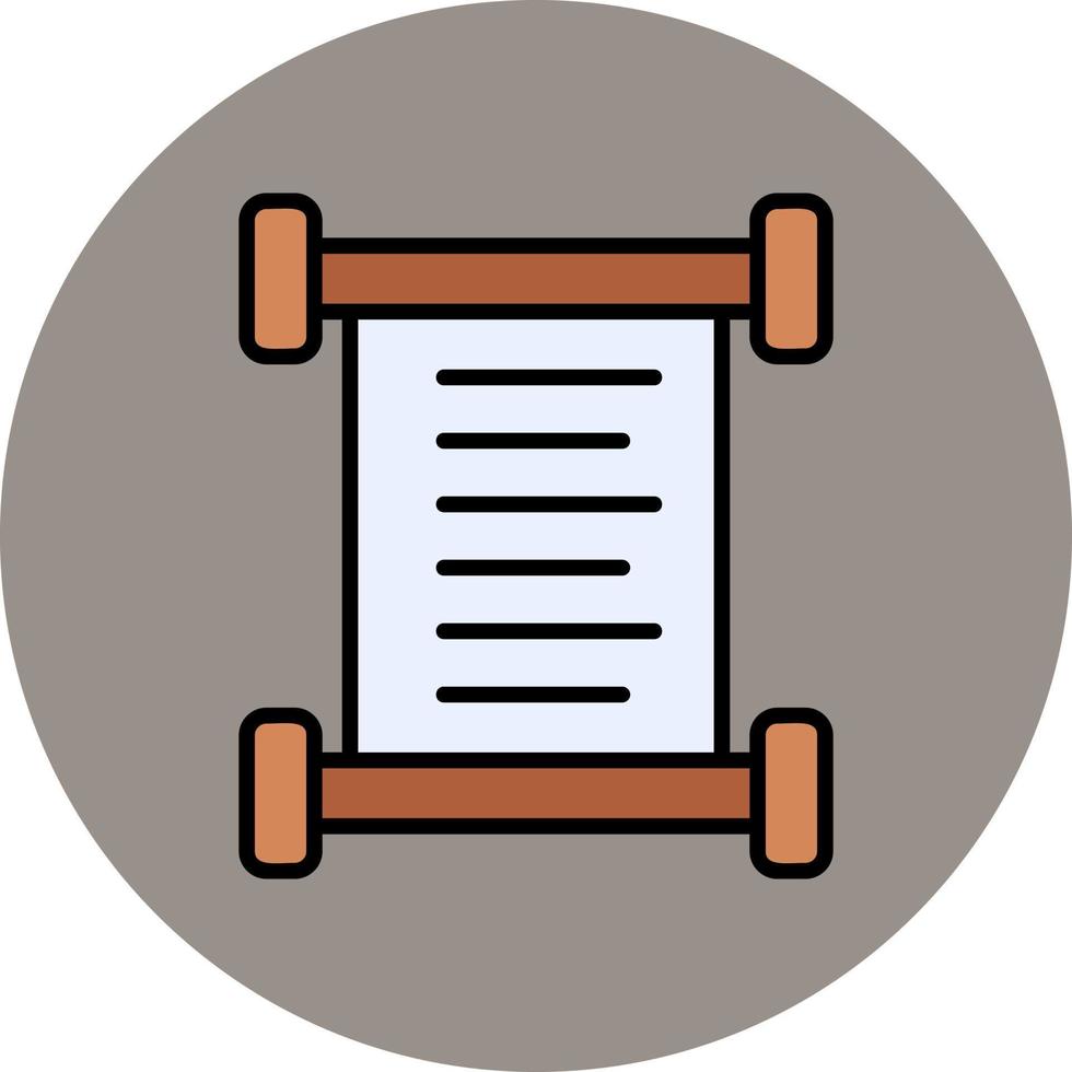 Papyrus Vector Icon