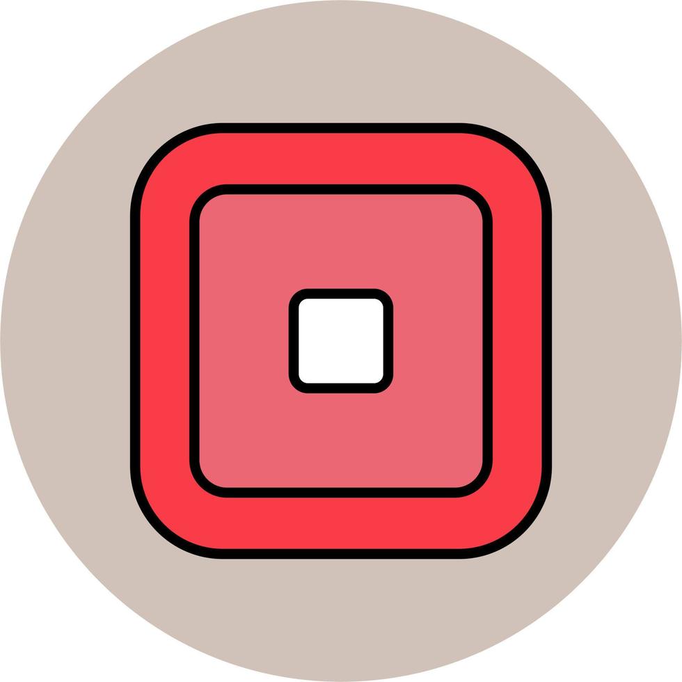 Stop Vector Icon