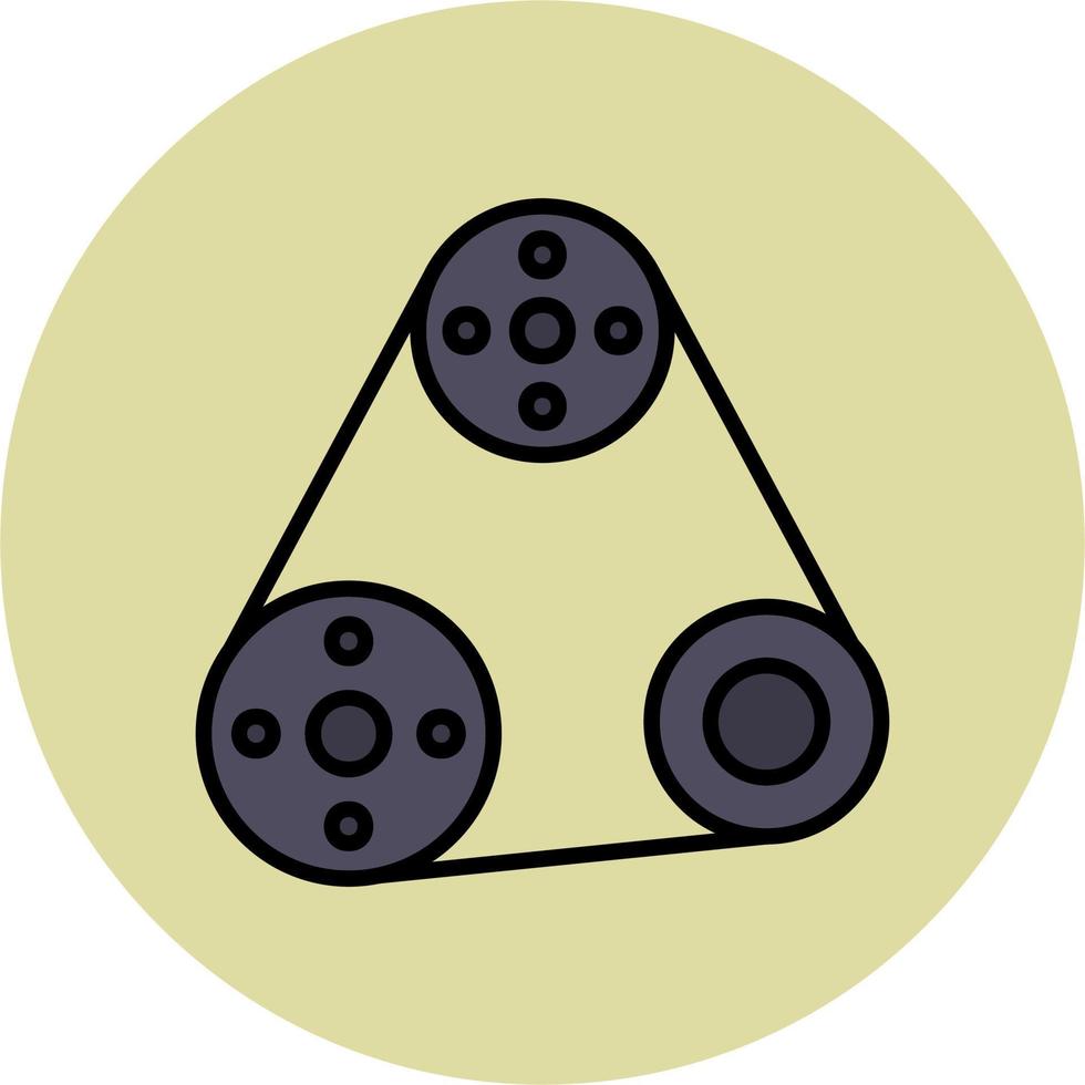 Belt Drive Kit Vector Icon