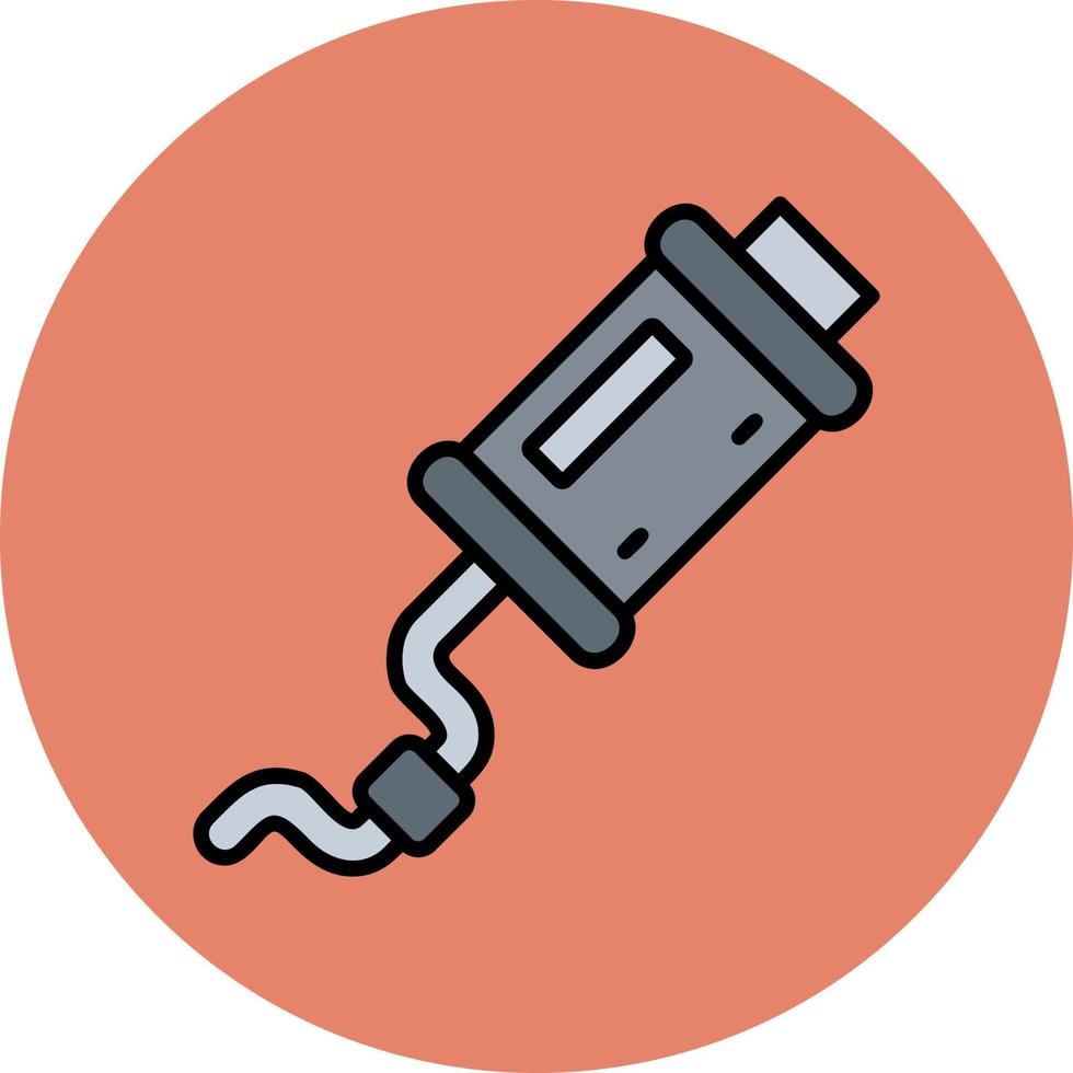 Muffler Vector Icon