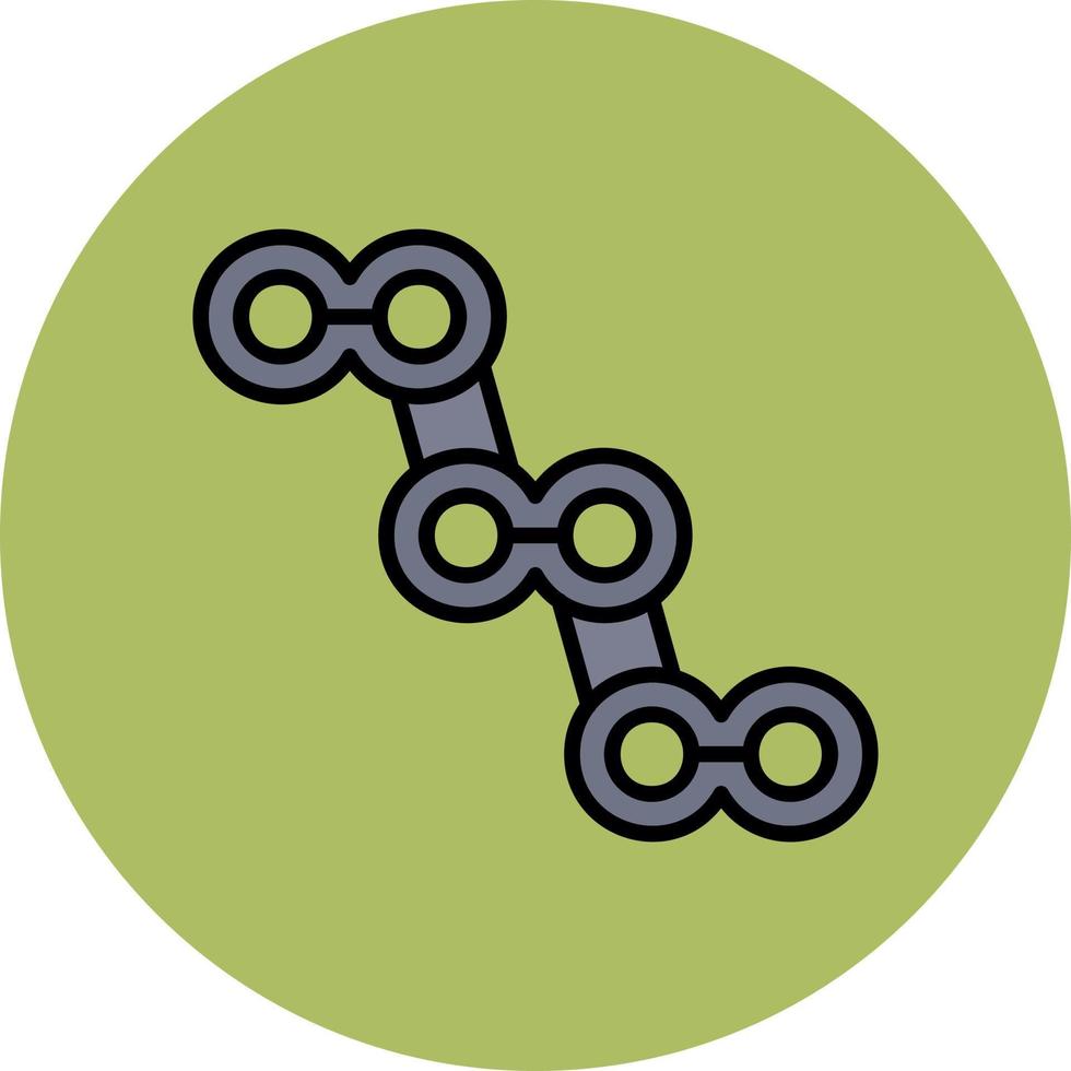 icono de vector de cadena