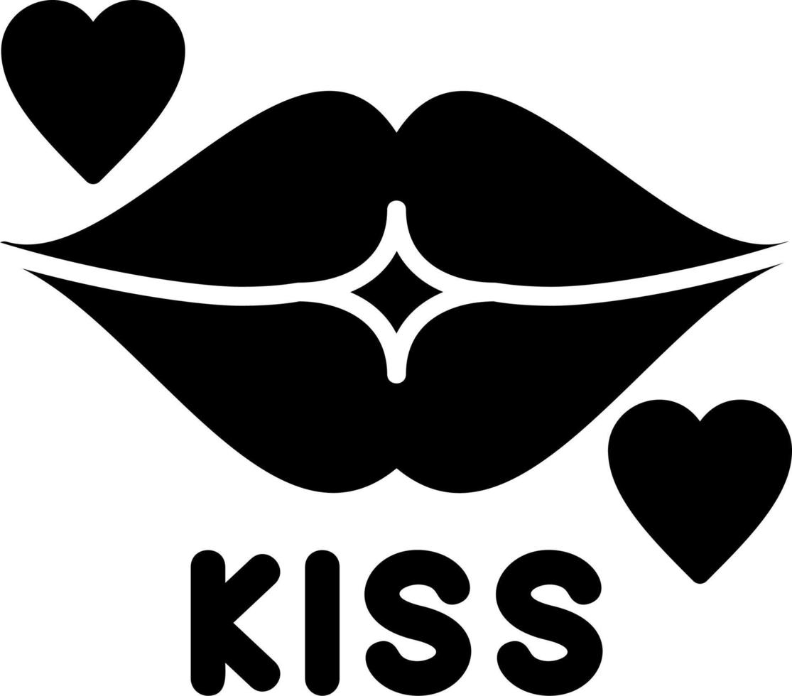 Kiss Vector Icon