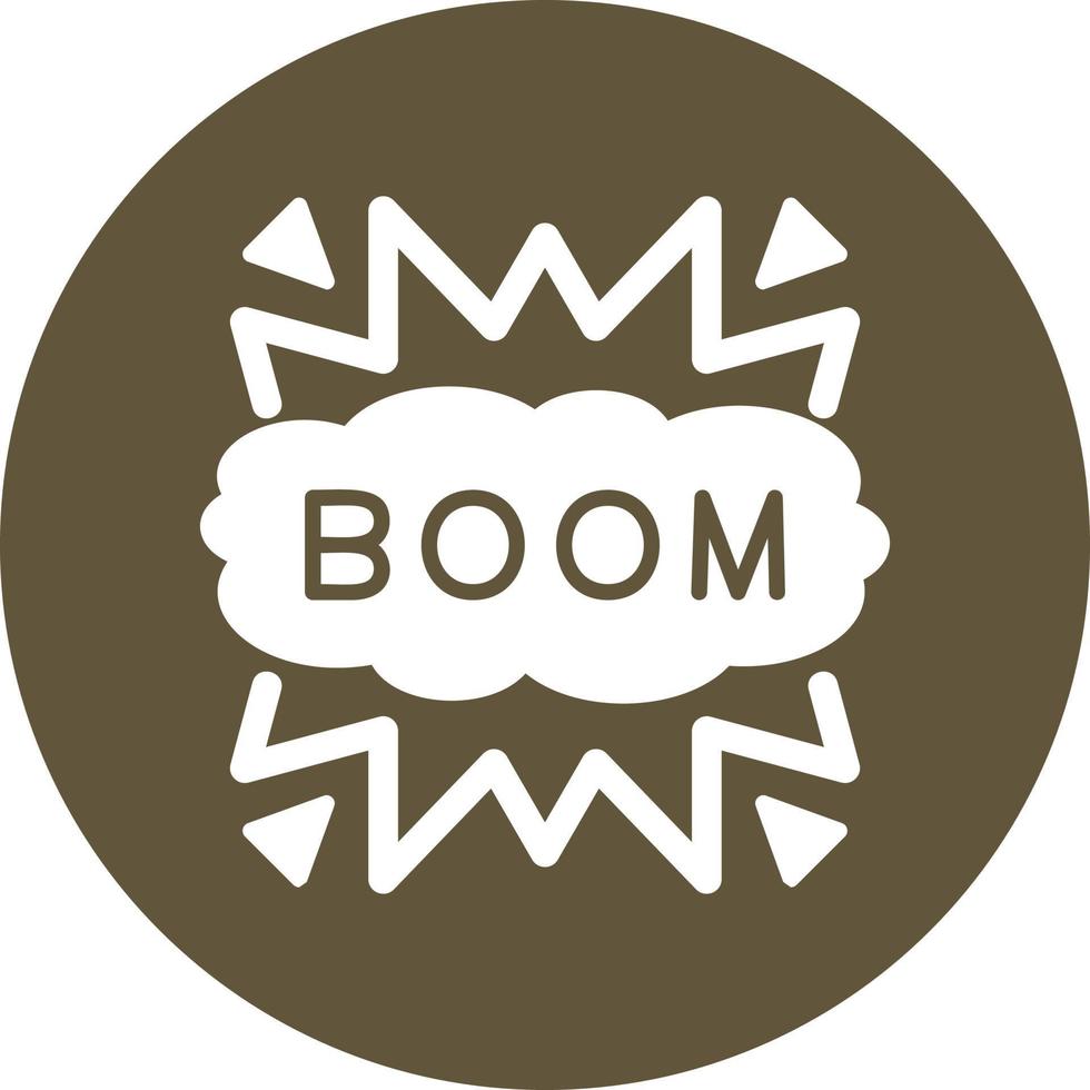 Boom Vector Icon