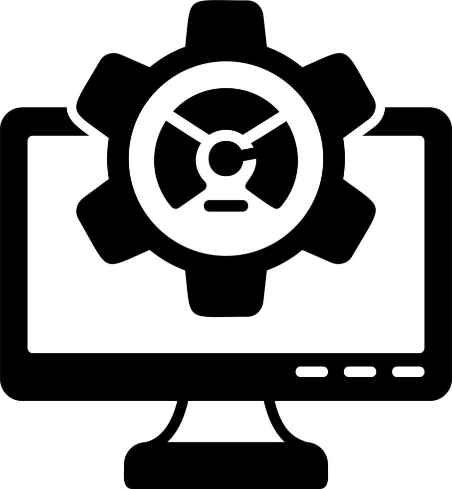 Computer performance Vector Icon