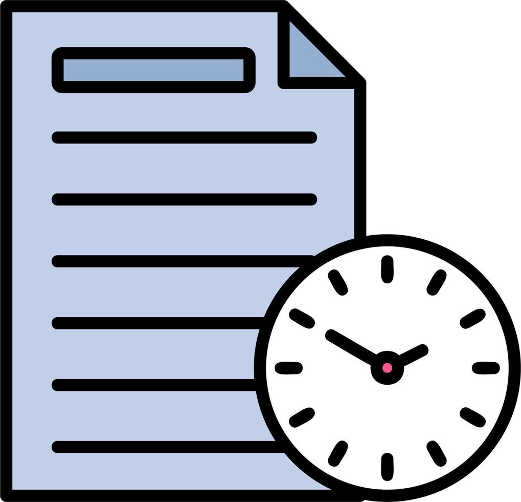 Time Management Vector Icon