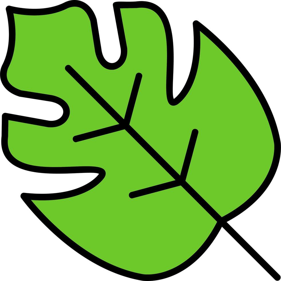 icono de vector de hoja