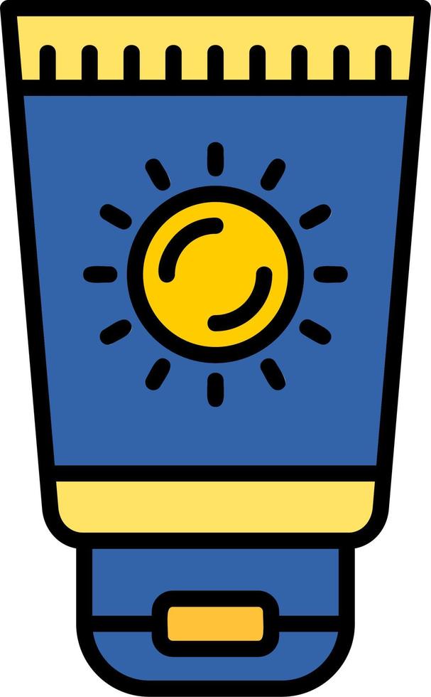 Sunscreen Vector Icon