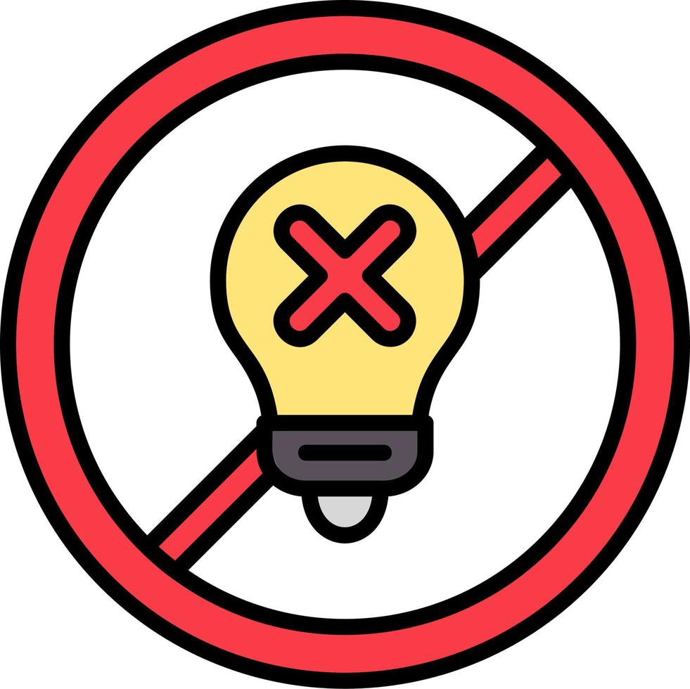 Incandescent Light Vector Icon