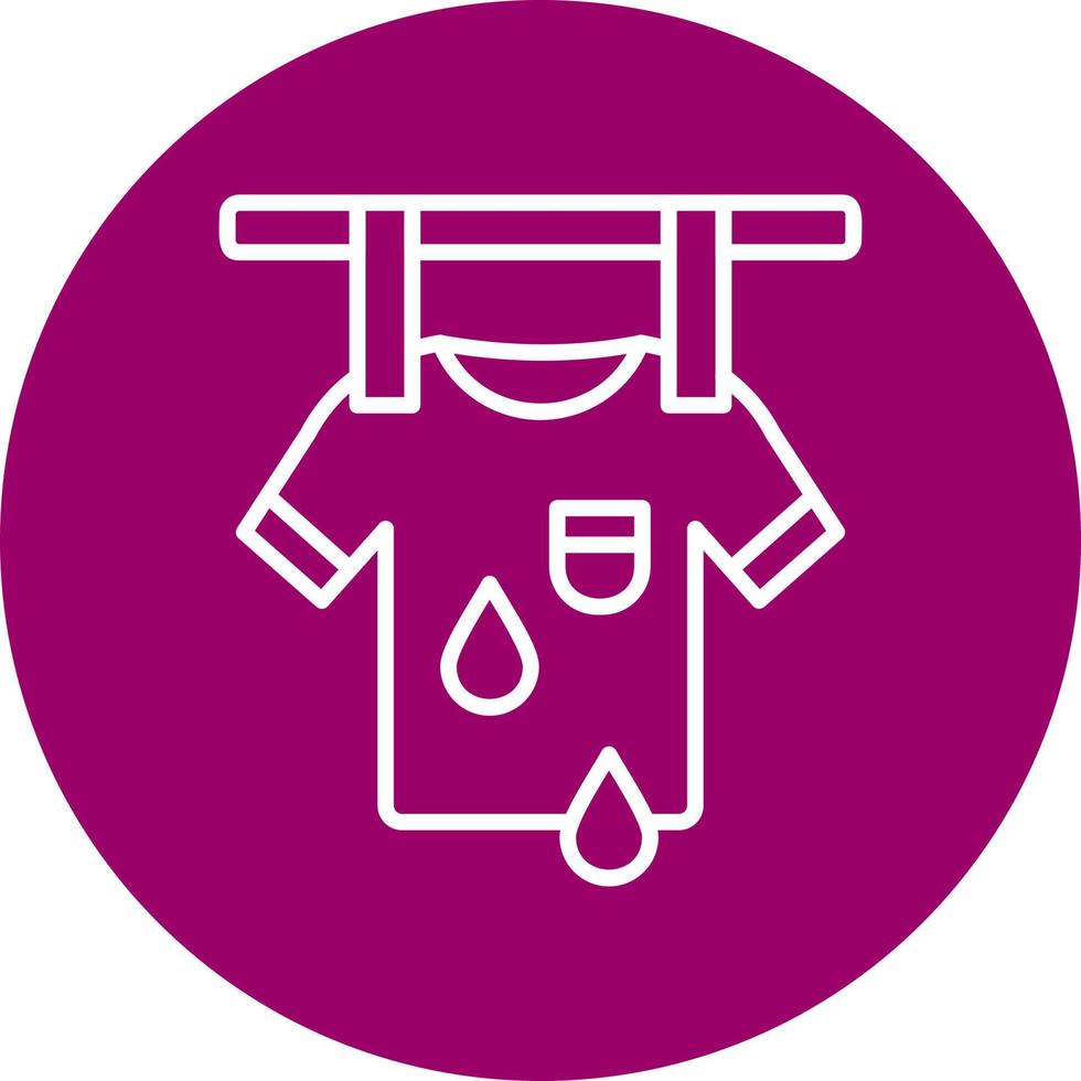 Drying Vector Icon