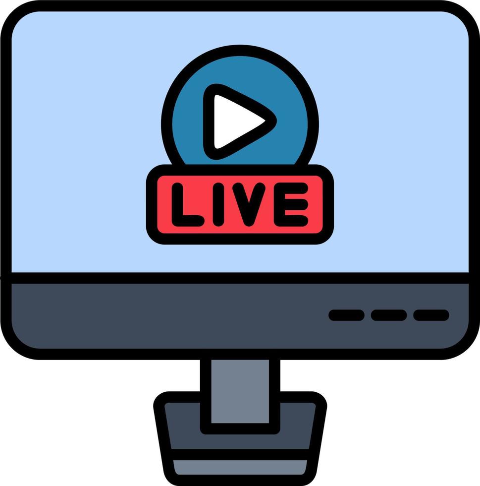 Live Vector Icon