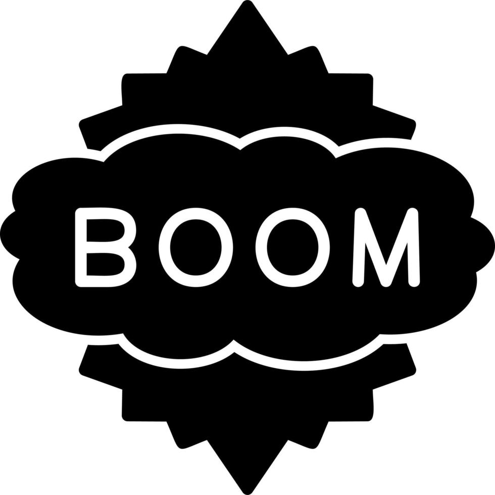 Boom Vector Icon