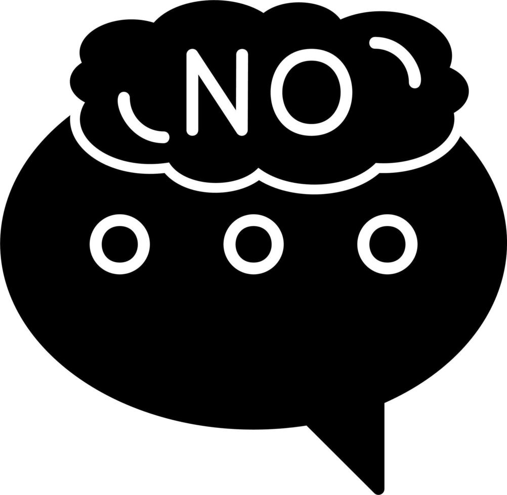 Say No Vector Icon