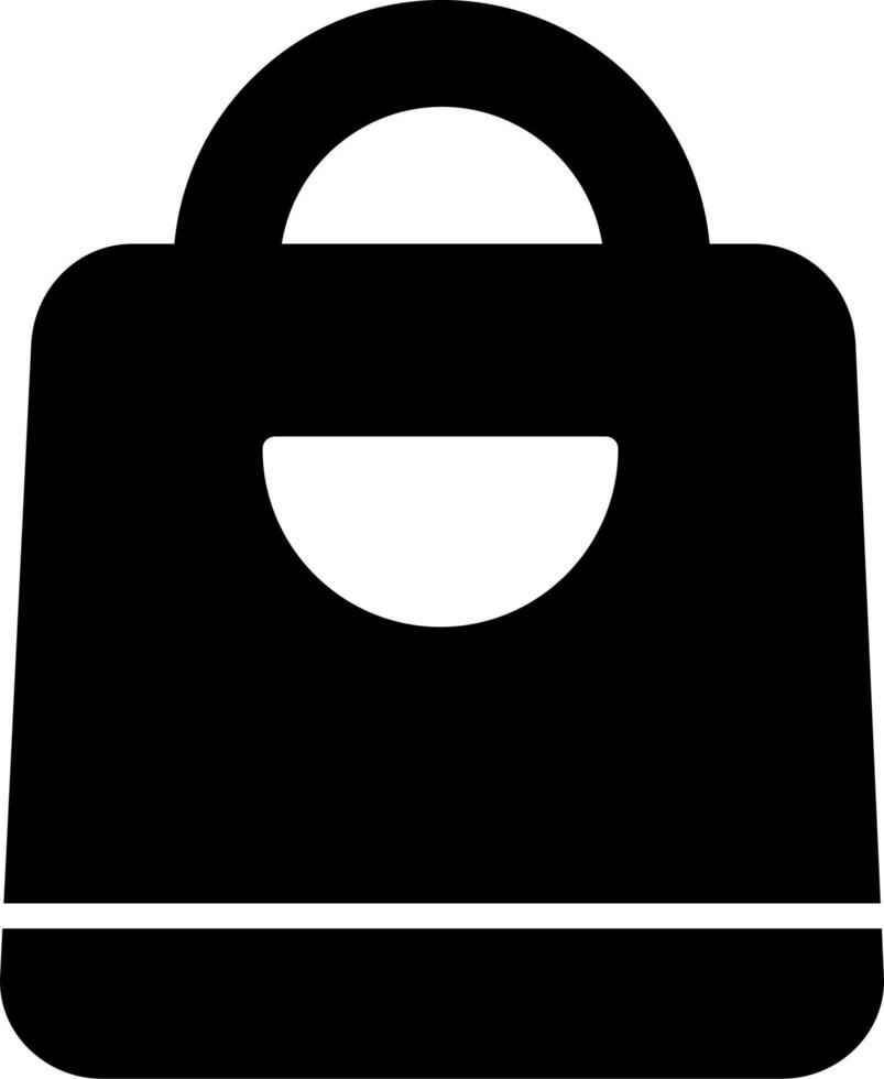 icono de vector de bolsa de compras