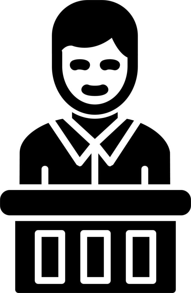 Witness Vector Icon