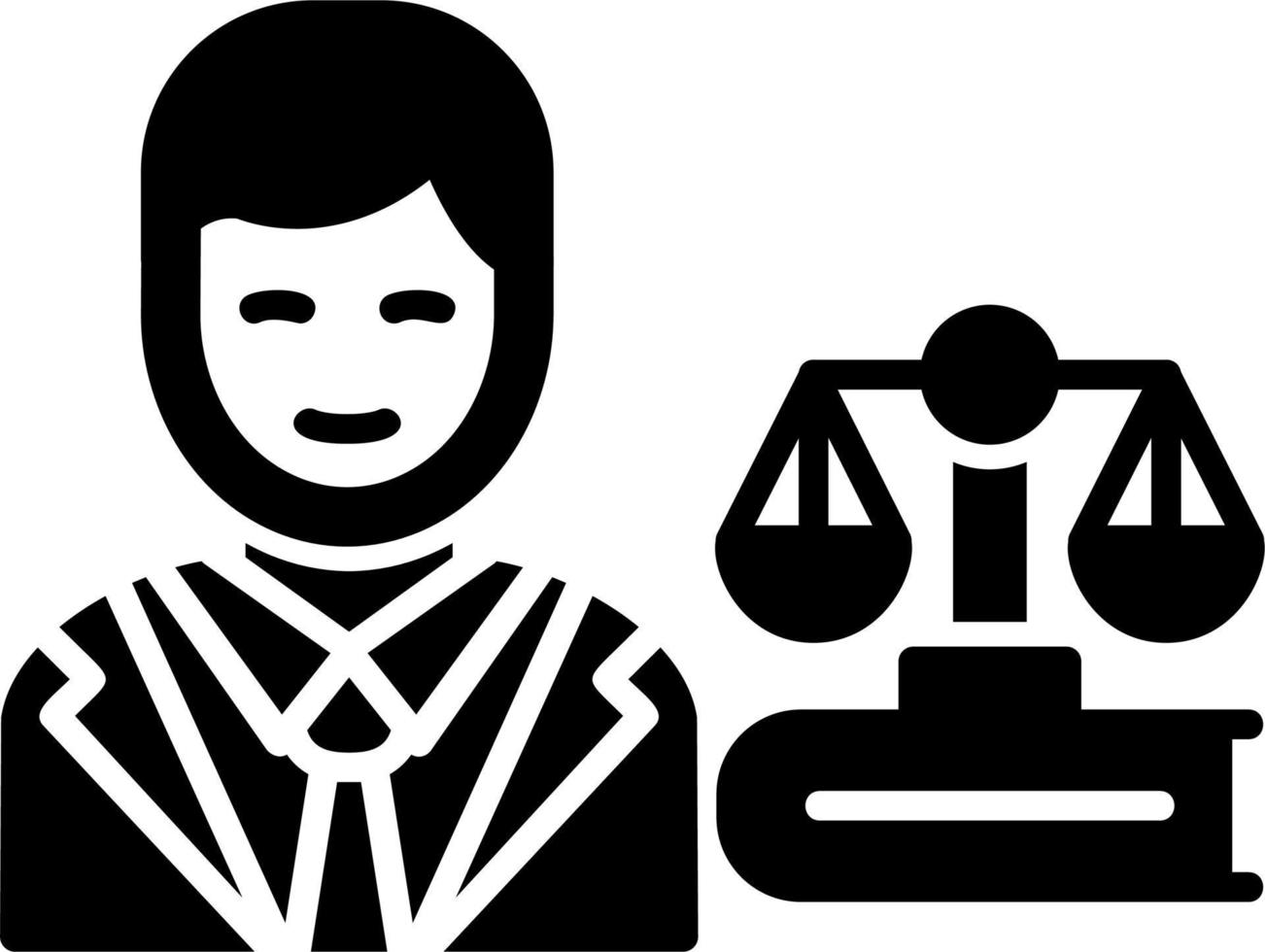 Lawyer Vector Icon