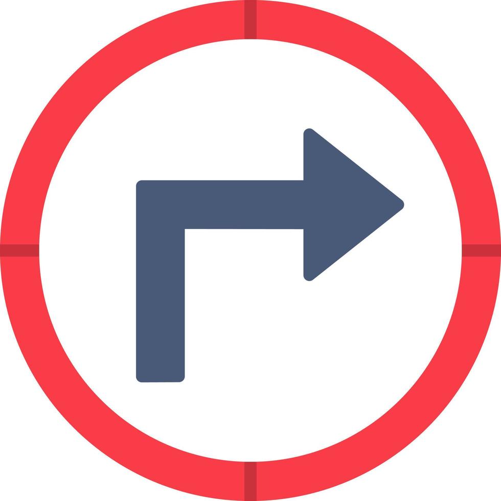 Turn Right Vector Icon