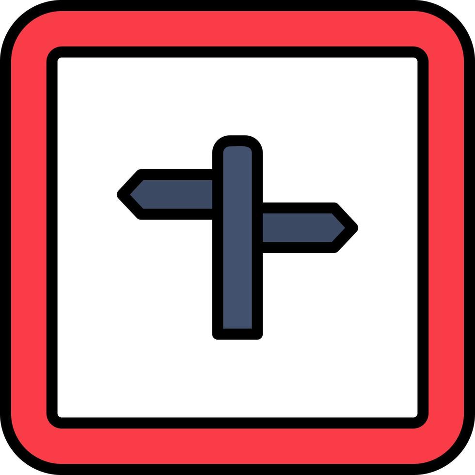 Intersection Vector Icon