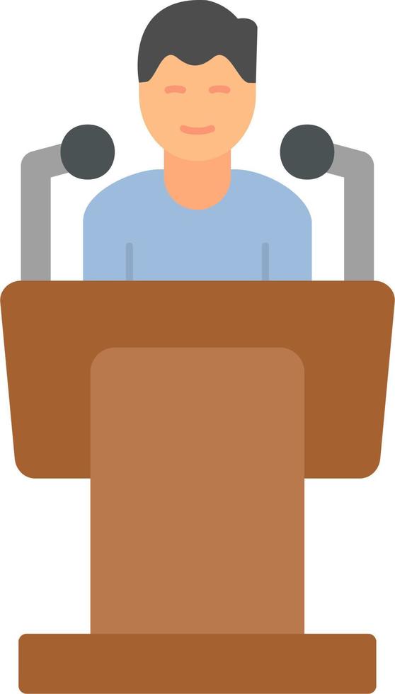 Press Conference Vector Icon